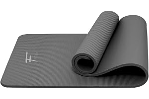 Fitem NBR - Alfombra de suelo ultragruesa de espuma confort de alta densidad, 183 x 60 x 1,5 cm o 1 cm, para gimnasio, yoga, deporte, gimnasia, fitness, pilates, musculación, correa de transporte