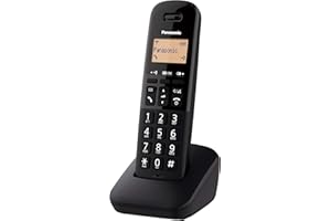 Panasonic KX-TGB610EB Big Button DECT Cordless Telephone with Nuisance Call Blocker (Single Handset Pack) – Black