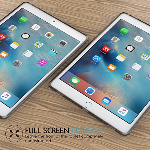 MoKo Hülle für iPad Pro 9.7 – Ultra Slim Flexible TPU Kristall Klar Schale Schutzhülle Crystal Case Cover Durchsichtig für Apple iPad Pro 9.7 Zoll 2016 Modell Tablet, Frost Grau - 4