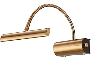 Trio Leuchten Lampa ścienna LED Curtis 279770104, metal stary mosiądz, 1 x 4 W, ramię elastyczne, ściemniacz