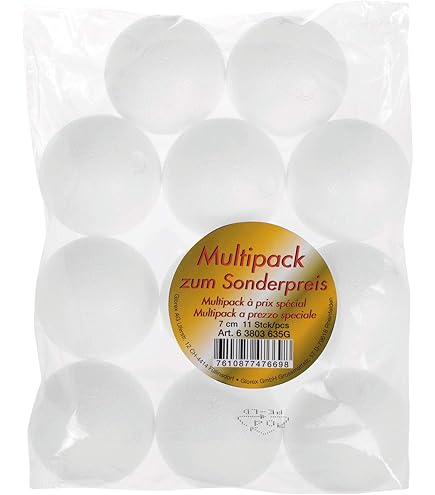 Piepschuim bal, 15 cm, 2 delen | Knutselwinkel VBS Hobby