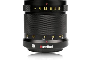 AstrHori 75mm F4 Manual Portrait Lens Medium Format Match 100 Million Pixels Mirrorless Camera & Cover 33x44 Sensor for FUJIFILM GFX Mount GFX 50SII,GFX100,GFX100 IR Ver,GFX 50S,GFX 50R,GFX 100S