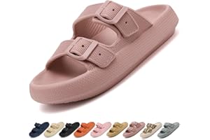 Somic Cozislides Original Damen Herren Hausschuhe Damen Pantoffeln Badesandalen EVA Rutschfest Ultraleicht Badeschuhe Zuhause 35-47