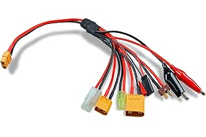 Carson Cordon de Charge Multiple XT60 8 en 1 - Accessoires RC