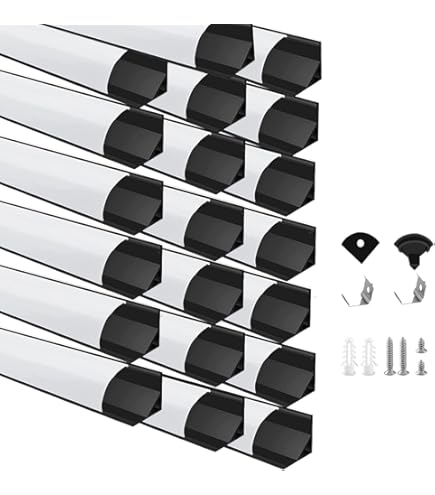 Klemko Profielen Voor Ledstrips Profiel 30, Type 30-03 Opbouw Haaks Zwart 1 Meter 865439 Klemko Profielen Voor Ledstrips Profiel 30, Type 30-03 Opbouw Haaks Zwart 1 Meter 865439