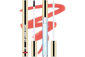 KISSIO Lip Liner Stain,Peel Off Lip Liner and Lip Care Oil,Transfer Proof,Long Lasting and Waterproof Lip Tint,Matte Finish,Lip Combo,07 Berry
