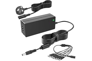 MAREISA CCTV Camera Power Supply, 12V 5A Power Supply for Annke, Lorex, Samsung, Q-See, Night Owl, Swann Cameras and CCTV DVR Surveillance System, Security Camera, with 8-Way Splitter Cable