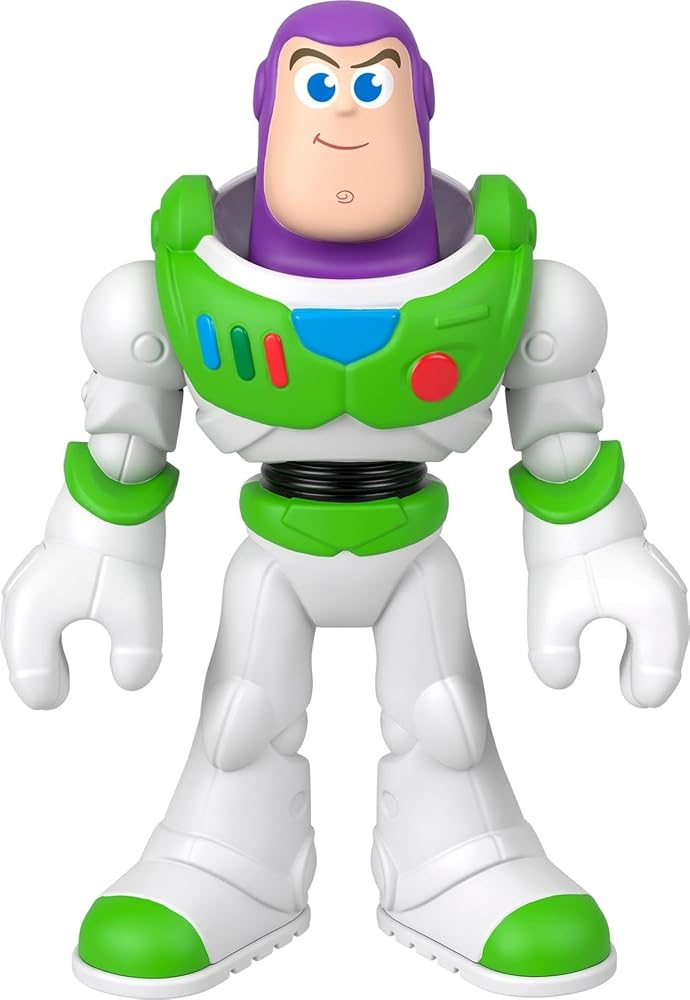 Disney ve Pixar Oyuncak Hikayesi'nden ilham alan, filmdeki klasik görünüme sahip 22 cm'lik bükülebilen eklemli Imaginext XL Buzz Lightyear aksiyon figürü (Karakterler çeşitlilik gösterebilir), JMD32