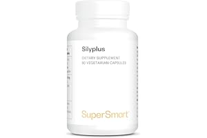 SilyPlus - Silymarine 10x Plus Absorbable Issue du Chardon-Marie - Contribue à la Santé du Foie - Aide à Soutenir la Santé Digestive - Breveté Phytosome® et Siliphos™ - Vegan - SuperSmart