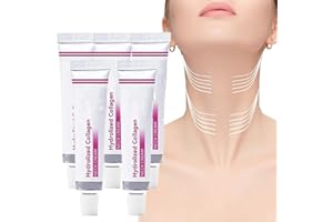 SALUCIA 5 Stück Spanien NECKPON Hydrolized Collagen Hals Creme Hals Straffende Creme,Natürliche Hals Moisturizer Hals Pflege Creme,Verzögerung Hautalterung Anti Falten,Anti-Aging erschlaffende Whitening Haut