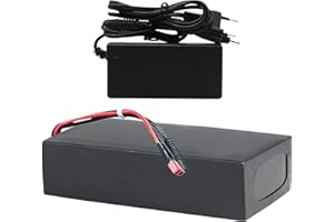 STDPCXZ 24V/36V/48V 8Ah/10Ah/12Ah/15Ah/20AH Batterie Lithium ION Rechargeable Étanche Batterie pour Électrique 200W 350W 500W 750W 800W 1000W Batterie Haute Puissance 25.2V 12AH,T