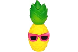 ANBOOR 6.3 "Squishies Ananas Lento Aumento Kawaii profumato Morbido squishies Giocattolo per Bambini o Sollievo dallo Stress Occhiali da Sole Freddi
