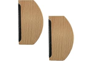 PSOWQ 2 Pcs Pettine in velluto di faggio, Togli pelucchi Spazzola togli pallini lana Leva pallini maglioni, Può essere utilizzato per maglioni, maglioni in cachemire