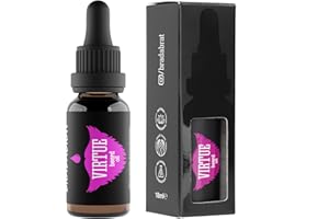 BRADABRAT VIRTUE Olio Barba - Fragranza unica Barba Uomo - Moisturizing miscela naturale di Patchouli, Camomila Romana, Lavanda, Issopo - Idrata la pelle e rinforza ogni pelo - Regalo per lui 18 ml.