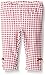 Pumpkin Patch Baby-Girls 3/4 Length Mini Gingham Polka Dot Leggings, Mars Red, 12-18 Months