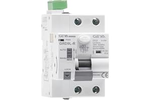 GEYA Disjoncteur à réenclenchement automatique 6KA ELCB Disjoncteur à réenclenchement RCCB à réenclenchement automatique RCD Type AC (Réenclencheur AC220V+RCCB 2P-63A-30mA)