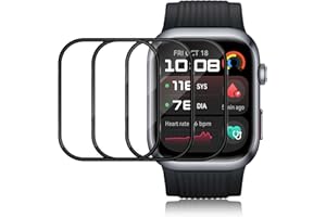 ELYCO Displayschutz Kompatibel mit HUAWEI Watch D2 Schutzfolie [Volle Abdeckung][Nicht-Glas], [3 Stück] Blasenfrei Flexibel TPU 3D Displayschutzfolie, Anti-Kratzen HD Wasserdicht Schutz Folie