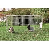 Trixie Freilaufgehege mit Abdeckung, verzinkt, 116 × 54 × 76 cm