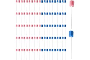 YSJCHEBS Confezione Da 100 Bastoncini Di Spugna, Bastoncini Di Spugna Per L'Igiene Orale, Bastoncini Di Spugna Per La Pulizia Dei Denti, Bastoncini Di Spugna Per Bambini E Adulti