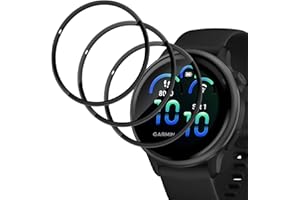 HidWee 3 Stück Displayschutz Kompatibel mit Garmin Vivoactive 6 Schutzfolie, HD TPU Displayschutzfolie [Nicht-Glas], Anti-Staub Wasserdicht Folie, Sensitive Touch, Blasenfrei