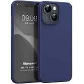 Microsonic Kılıf Matte Silicone Apple iPhone 15 Plus i&ccedil;in Lacivert [iPhone 15 Plus ile Uyumlu Kılıf - Lacivert]