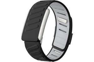 WAYCIN Pulsera de silicona resistente y cómoda compatible con WHOOP 5, Whoop MG, bandas de repuesto de silicona suave y duradera para hombres y mujeres con conector de marco de metal