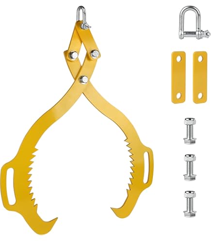 Pinza Forestale Per Tronchi 21 Pollici | Portata 1500 Lbs | Acciaio Alta Qualità | Per Legna E Ceppi - Foto 14