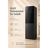 ROBO Gizli Damacanalı Sıcak Soğuk Su Sebili &ndash; Kapaklı Tasarım, Paslanmaz &Ccedil;elik Hazne, Ev ve Ofis Tipi