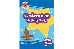 Numbers 0-10 Activity Book for Ages 3-4 (Preschool)