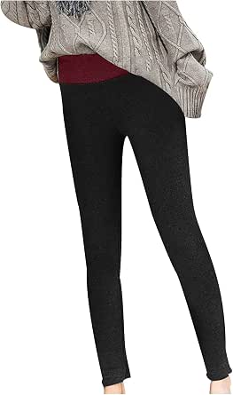 Komiseup leggings invernali da donna, leggings invernali da donna, leggings  termici, leggings termici da donna, leggings da donna, colore nero, leggings  da donna, #D, XXXL : Amazon.it