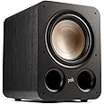 Polk Audio Signature Elite ES10 Subwoofer, 10-Inch Powered Sub with Class D Amplifier, Power Port Technology, Time-Smart Phase Control - Black