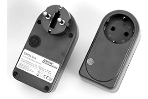 AUTH NACHRICHTENTECHNIK AUTH Netzfilter Universal-Breitband, Zwischenstecker (6 A, 10 kHz - 200 MHz, Überspannungsschutz (SPD), anthrazit)