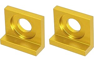 F FIERCE CYCLE 2pcs 15mm Hole Dia Chain Adjuster Block Tensioner for Motorcycle