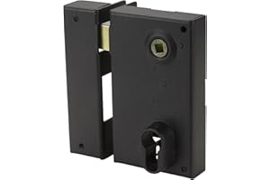 Bricard - Serrure en applique Bricard monopoint verticale à fouillot Ouvrant Gauche 35 mm Pour grilles et portails