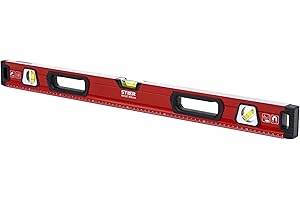 Niveau à bulle magnétique STIER Premium à trois fioles, 800 mm ± 0,5 mm/m