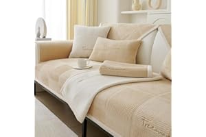 ‎WYJHNLBEDC WYJHNLBEDC Sofa/Couch überzug/überwurf, Sofa überwurfdecke, Warmer Super Weicher Fleecedecke Sofabezug für Sofa L Form/U Form/Ecksofa 3/2/1 Sitzer, Sofaschutz Hund Kratzschutz Katze 70x150cm