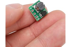 MARHYNCHUS DC Boost Converter Module, 1.5V-4.2V to 5V Step Up Board, 480mA Output, 150KHz