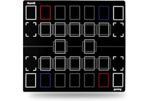 THE GAMING MAT COMPANY GMC Deluxe 2 Player Compatible Master Competition Pendulum Zone Yu-Gi-Oh Yugioh TCG Stadium Mat Board Playmat