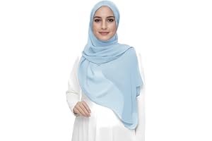 Lina & Lily Women’s Muslim Chiffon Hijab, Headscarf Shawl