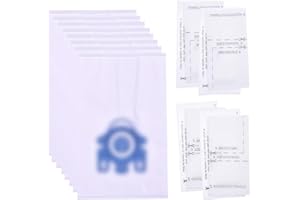 SHIXINYUG Miele GN Vacuum Bag Replacement 3D Airclean GN Bags Compatible with Miele Vacuum Cleaner,Miele Hoover Bags Compatible with GN Vacuum Bags S2000 S5000 S8000 C3 Complete C2 (Blue)