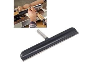 DEWIN Poggiautensile per Tornio, Portautensili per Tornio Lavorazione del Legno in Acciaio Inossidabile da 30 cm, Utensili da tornio Tipo T con Gambo Poggia Utensile da Tornio