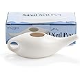 Myga RY1186 Ceramic Nasal Neti Pot, Neti-Pot Sinus Rinse Pot for Nasal Flushing, Detox, Sinus Relief, Nasal Rinse, Jal Neti Natural Nasal Decongesting