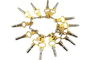 klug-versand 14 llaves de bolsillo para reloj de bolsillo