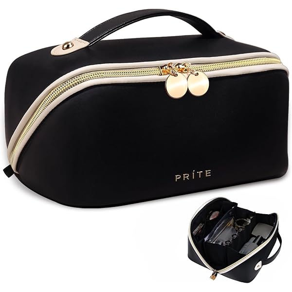 Set 3 Bustine Portatili In Pelle PU Impermeabile – Trucco, Occhiali, Gioielli – Senza Cerniera Con Pulsante