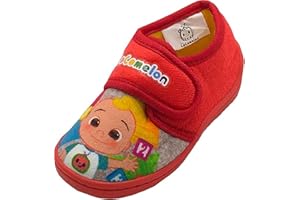 CoComelon Girls Red Slippers 5-10 Infant UK