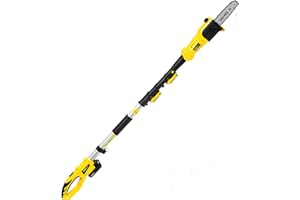 kukumax Sega Potatrice telescopico a Batteria Litio, 20 V, 2.0 Ah,Batteria e caricabatteria inclusi