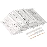 Adri 500 Disposable Wooden Popsicles, 14 cm, Individually Wrapped, Biodegradable, Coffee Stirrers (500, 1 x 500)