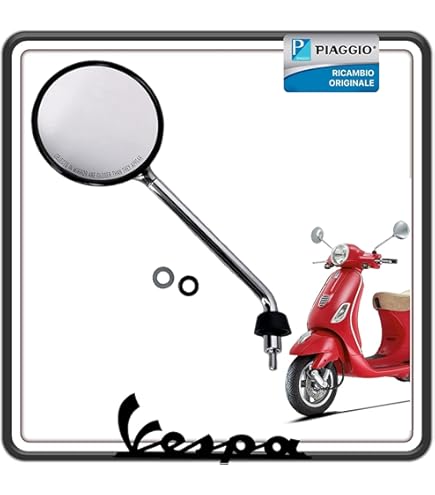 Vicma Rückspiegel Links - E-geprüft Für Vespa LX Und Liberty Roller