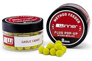 Tandem Baits Method Feeder Fluo Pop-up Micro Boilies Esche per Carpe Esche per per la Pesca della Carpa Accessori per Carpe 8mm 20g