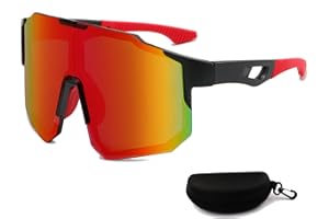 MAKACTUA Occhiali Da Ciclismo Sport Occhiali Da Sole Donne Uomini Corsa Bicicletta Accessori per il ciclismo, la bicicletta, la guida, l'escursionismo e le attività all'aperto